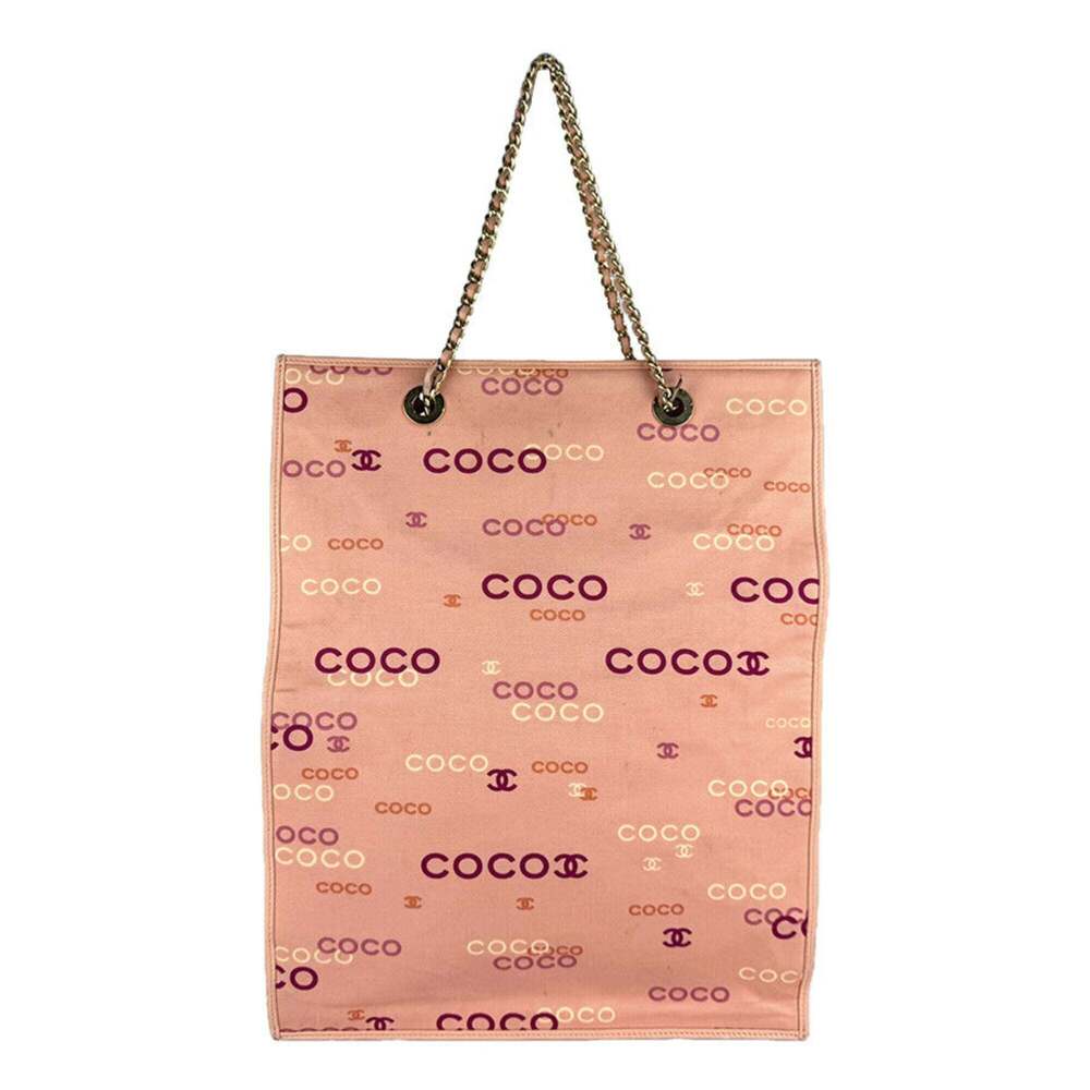 CHANEL Pink Canvas Bag - Picture 3 of 14